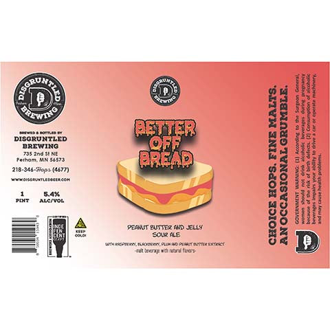 Disgruntled Better Off Bread Sour Ale