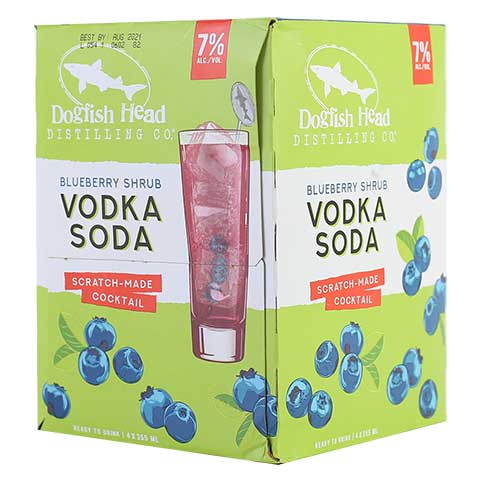 Dogfish Head Blueberry Shrub Vodka Soda
