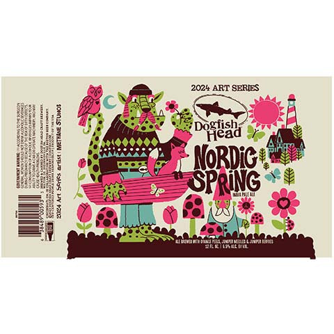 Dogfish Head Nordic Spring IPA 2024 Art Series