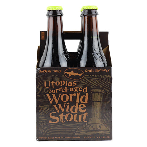 Dogfish Head Utopias Barrel-Aged World Wide Stout 4 Pack