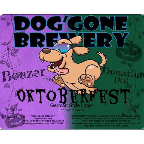 Dog'Gone Brewery Boozer Oktoberfest Lager