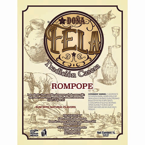 Dona Fela Rompope – Buy Liquor Online