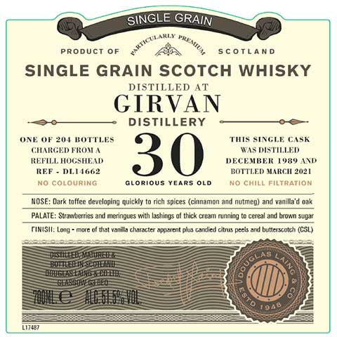 Douglas Laing's Girvan Scotch Whisky