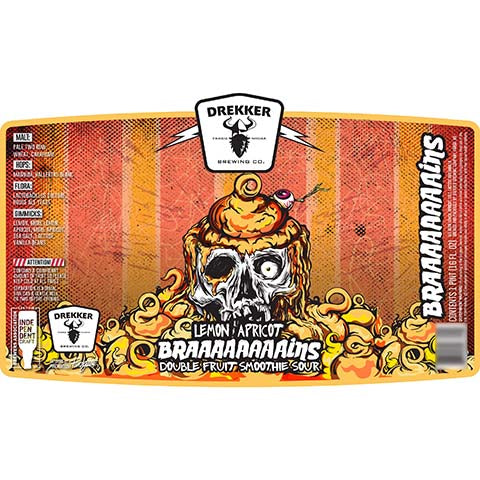 Drekker Lemon Fruit Braaaaaaaains Double Fruit Smoothie Sour