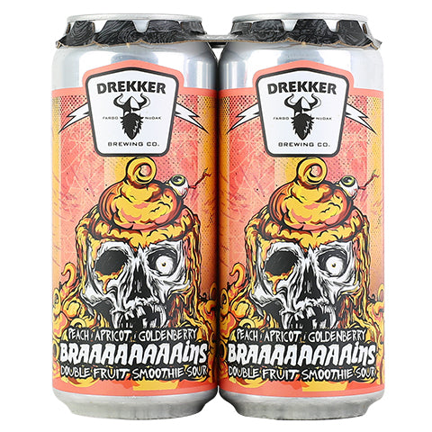 Drekker Peach Apricot Goldenberry Braaaaaaaaains Double Fruit Smoothie Sour