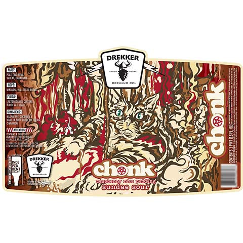 Drekker Chonk Raspberry Rice Pudding Sundae Sour