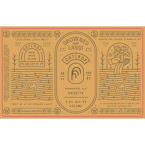 Drowned Lands Outcrop Farmhouse Ale