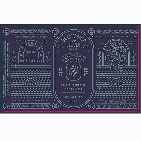 Drowned Lands Riverbed Foeder Fermented Brett IPA