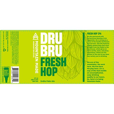 Dru Bru Fresh Hop IPA