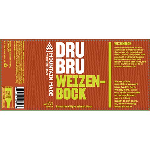 Dru Bru Weizenbock Bavarian Wheat Beer