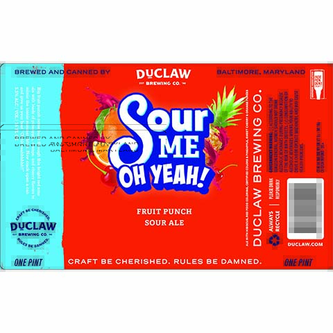 Duclaw Sour Me Oh Yeah! Sour
