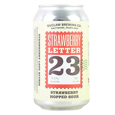 DuClaw Strawberry Letter 23 Sour IPA
