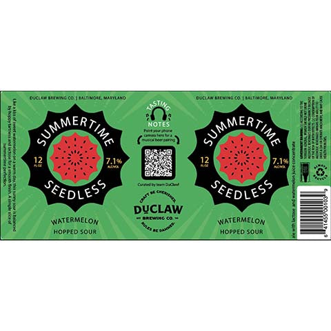 Duclaw Summertime Seedless Sour