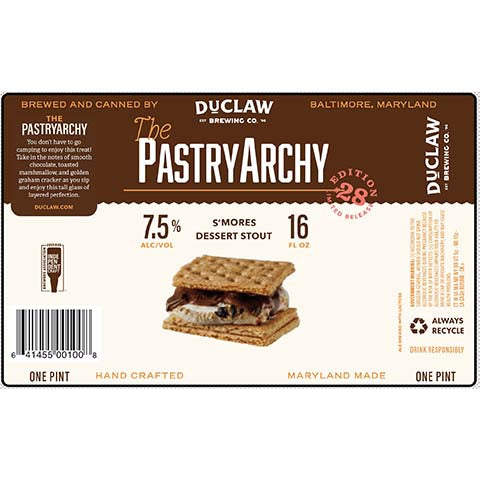 Duclaw The PastryArchy S'mores Dessert Stout