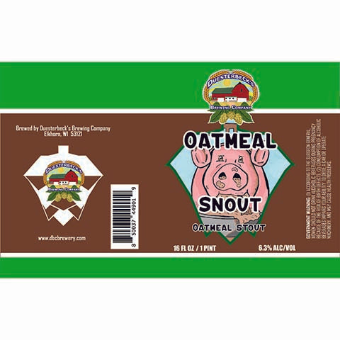 Duesterbeck's Oatmeal Snout Oatmeal Stout