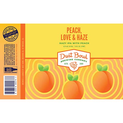 Dust Bowl Peach, Love & Haze Hazy IPA