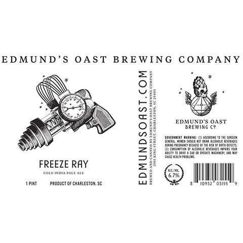 Edmund's Oast Freeze Ray Cold IPA