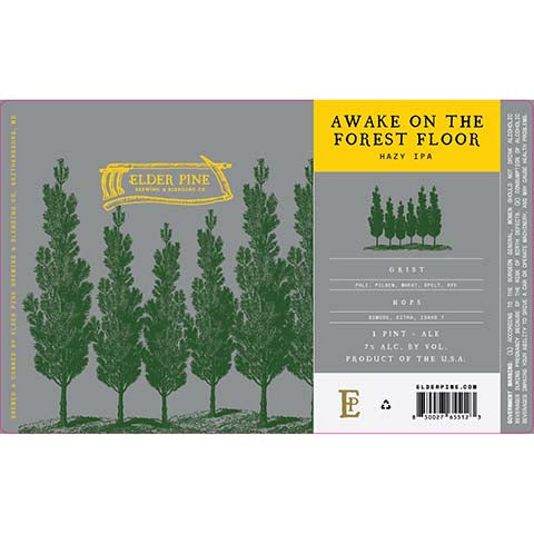 Elder Pine Awake On The Forest Floor Hazy IPA
