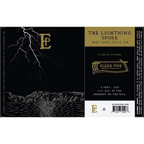 Elder Pine The Lightning Spoke West Coast IPA