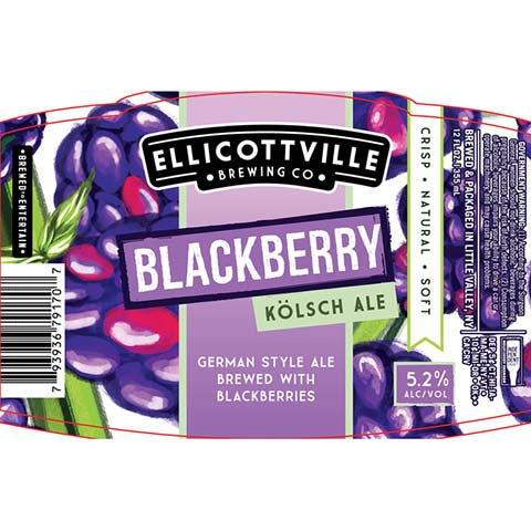 Ellicottville Blackberry Kolsch Ale