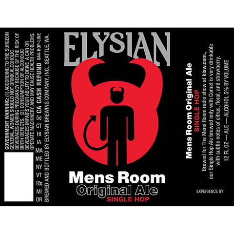 Elysian Mens Room Original Ale Single Hop