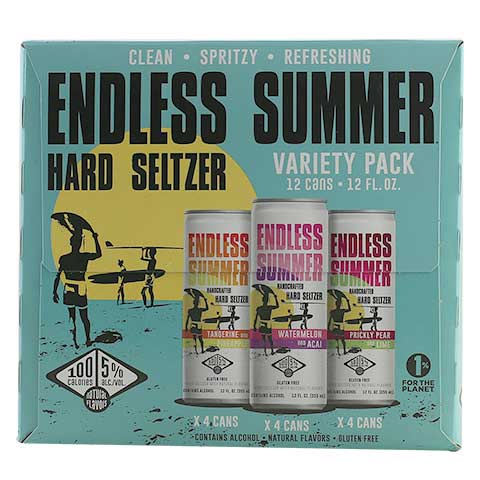 Endless Summer Hard Seltzer Tropical Variety 12-Pack