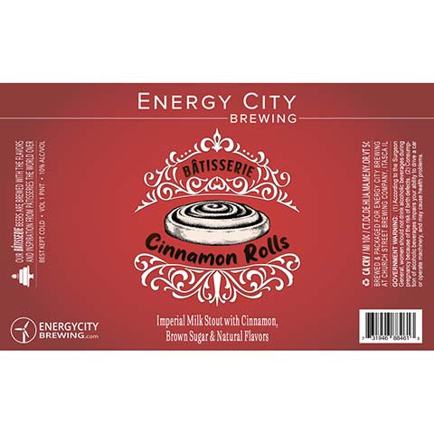 Energy City Batisserie Cinnamon Rolls Imperial Milk Stout