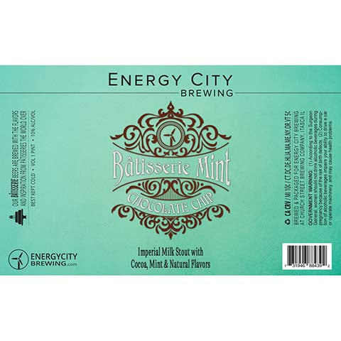 Energy City Batisserie Mint Chocolate Chip Imperial Milk Stout