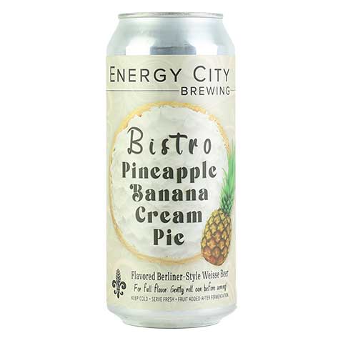 Energy City Bistro Pineapple Banana Cream Pie Sour