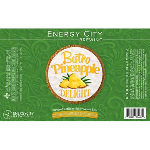 Energy City Bistro Pineapple Delight Sour