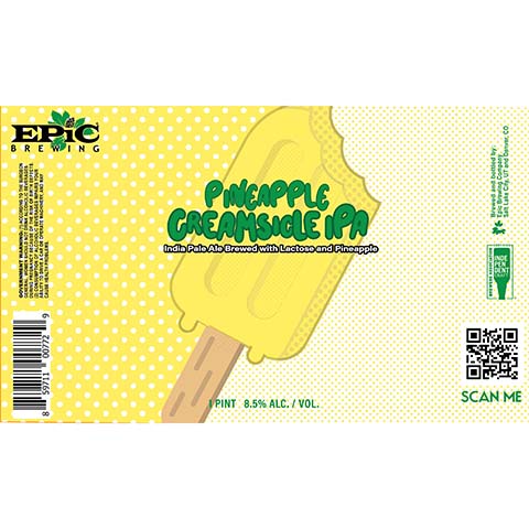 Epic Pineapple Creamsicle IPA