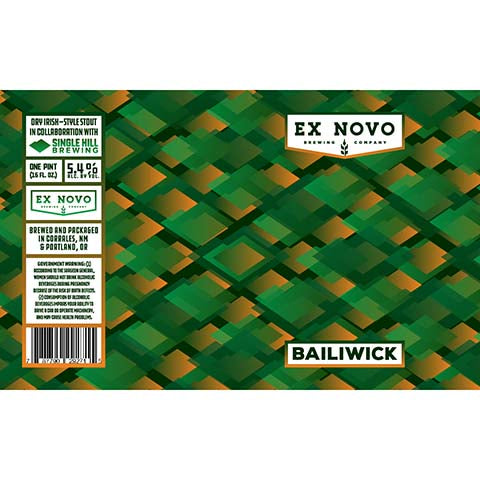 Ex Novo Bailiwick Irish Stout