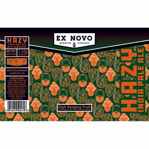 Ex Novo High Hanging Fruit Hazy IPA