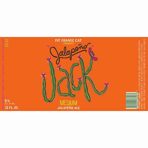 Fat Orange Cat Jalapeño Jack Medium Jalapeño Ale
