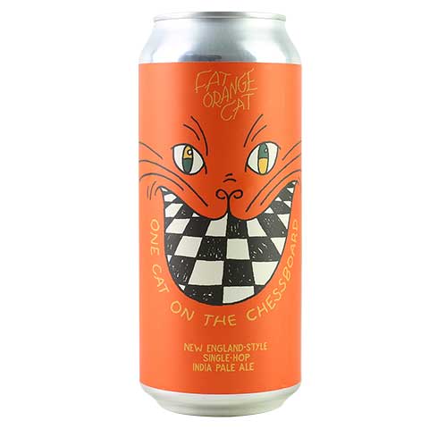 Fat Orange Cat One Cat On the Chessboard Hazy IPA