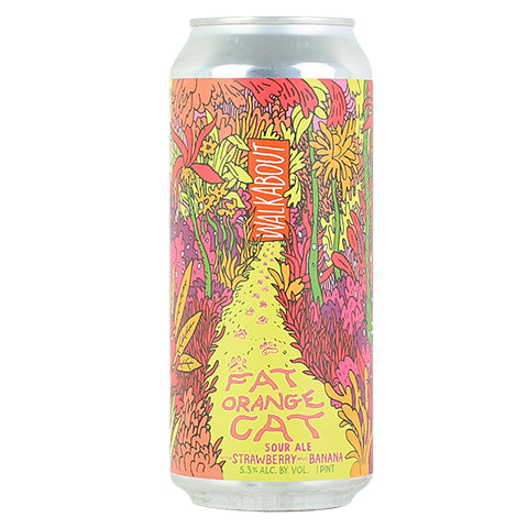 Fat Orange Cat Walkabout Sour Ale with Strawberry Banana