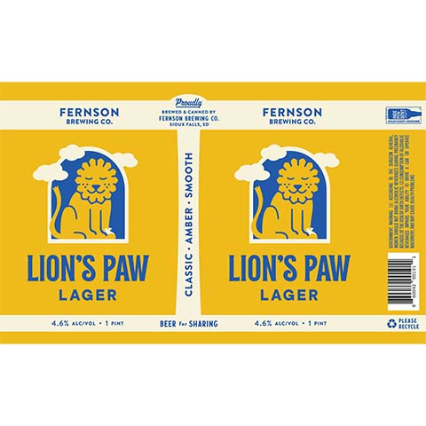Fernson Lion's Paw Lager