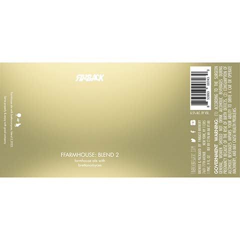 Finback Farmhouse: Blend 2 Farmhouse Ale