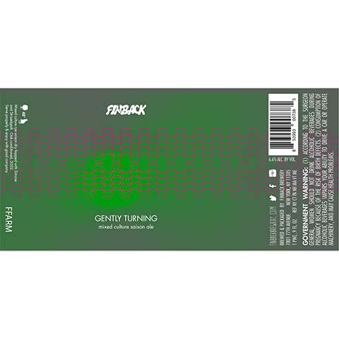 Finback Gently Turning Saison Ale