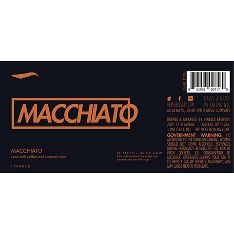 Finback Macchiato Stout