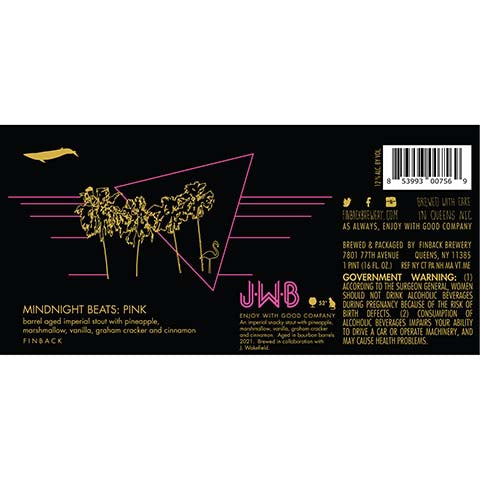 Finback Midnight Beats: Pink Imperial Stout