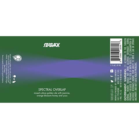 Finback Spectral Overlap Golden Ale