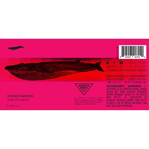 Finback Whale Parking DIPA