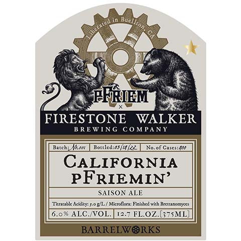 Firestone Walker California pFriemin' Saison Ale