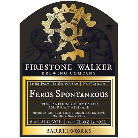 Firestone Walker Ferus Spontaneous American Wild Ale