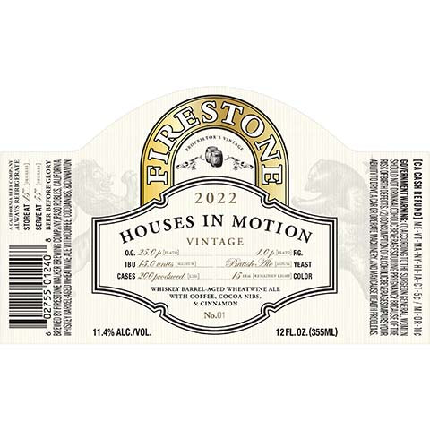 Firestone Walker Houses In Motion 2022