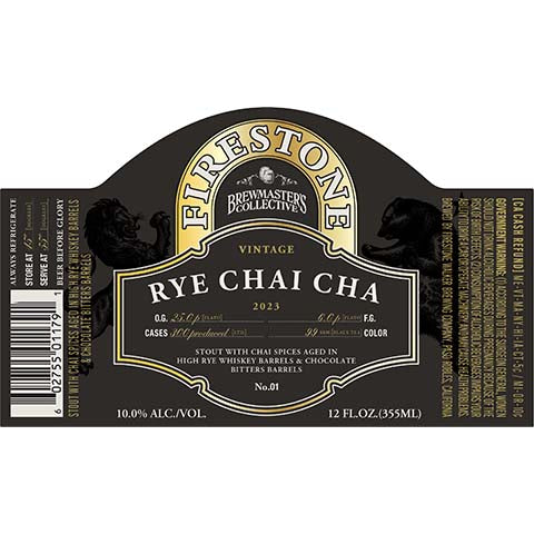 Firestone Walker Rye Chai Cha Stout