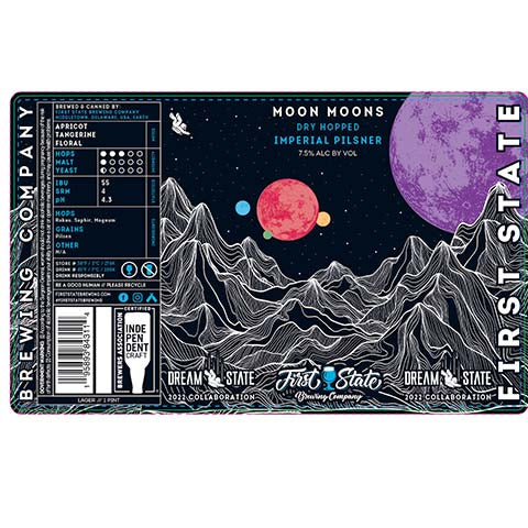 First State Brewery Moon Moons Imperial Pilsner
