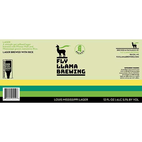 Fly Llama Louis Missippi Lager