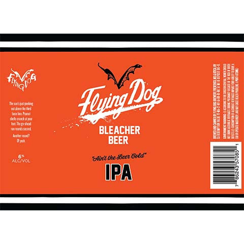 Flying Dog Bleacher Beer IPA
